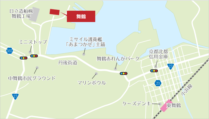 舞鶴 地図